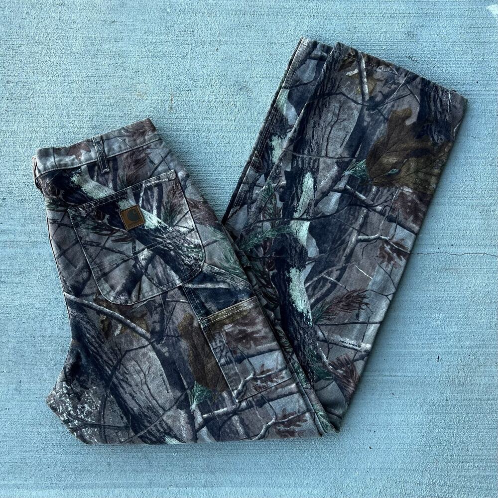 Carhartt realtree camo work wear carpenter pants